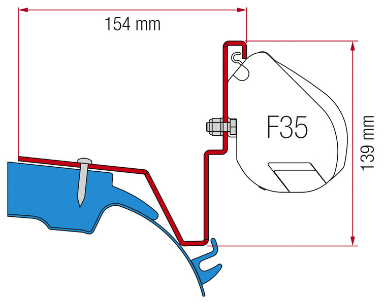 Fiamma Adapter F r F35 Westfalia Jules Verne Mercedes Vito Fiamma fiamma-adapter-f-r-f35-westfalia-jules-verne-mercedes-vito-fiamma
