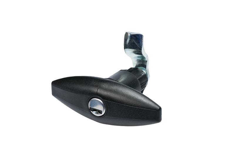 Serrure Push ellipse longue blanche ZADI