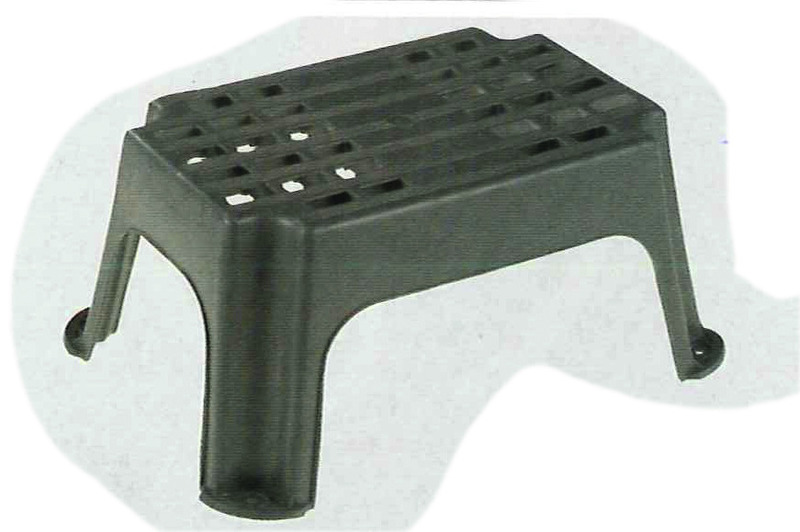 Step tread caravan, plastic, 41x26x22cm, grey Caravan Steps Caravan Accessories & Caravan