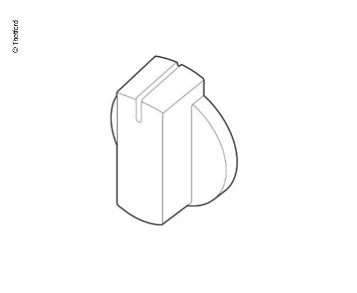 Control Knob black Spare Parts for Thetford Stove Spare Parts for