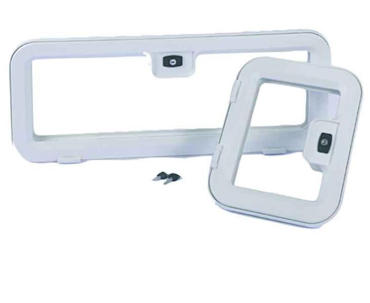 Korpuse klapp 552x277 plastist valge