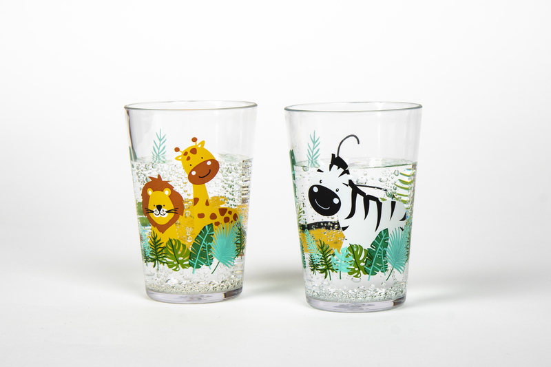 Set De Vaisselle Bébé Sterntaler - Motif Girafe Et Lion - Assiette, Bol, Gobelet, Couverts - Forme Carrée - Sans BPA, Lavable Au Lave-vaisselle