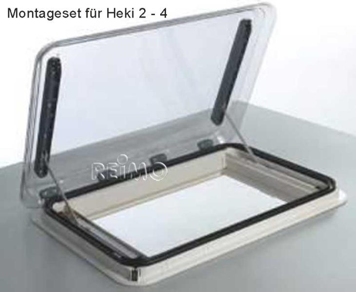 Monteringssæt Heki 2-4 til tagtykkelse 32-39 mm, sort