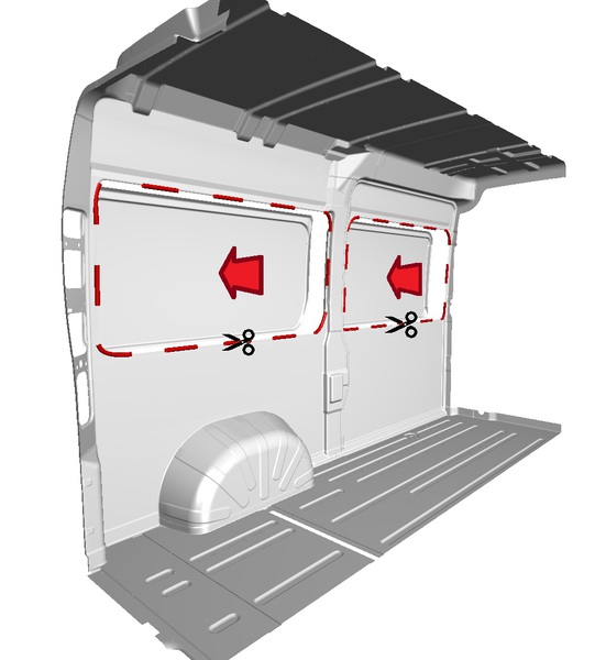 thumbnail image 2 of 10 X You.S Interior Trim Mounting Clips For Fiat Ducato (230) - Light Grey, OEM Replacement 2 of 2