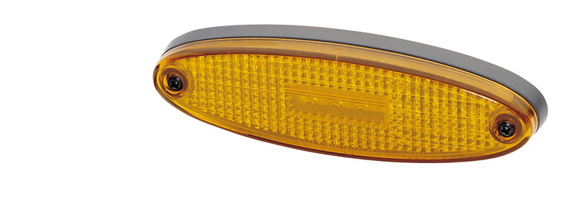 MANTES connector voor achterlichten aanhanger bajonet 5-PIN, geel, links - UNITRAILER