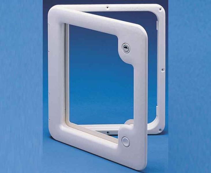 Thetford cassette door 3, light grey Motorhome Access Doors & Service