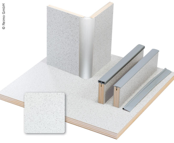 Furniture panel Granitto laminate, HPL, 1/4 panel Furniture Boards