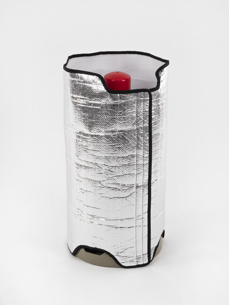 Réchaud à Gaz 3 Brûleurs Pour Bouteille 11kg - Idéal Camping, Chantier, Extérieur (gris, 5,5 KW)
