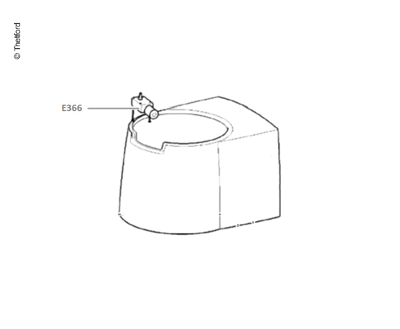 C250 / C260 Elect. Reservdelar för Thetford C200 + C2xx