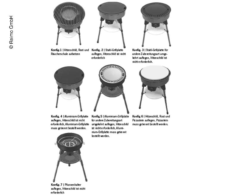 Tablegas grill Family, 50mbar, 4kW, incl. lid with thermometer