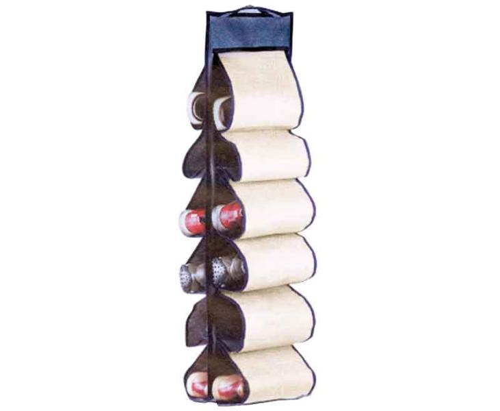 Schuh-Organizer Thea 9: Hängetasche mit 12 Taschen für 6 Paar Schuhe