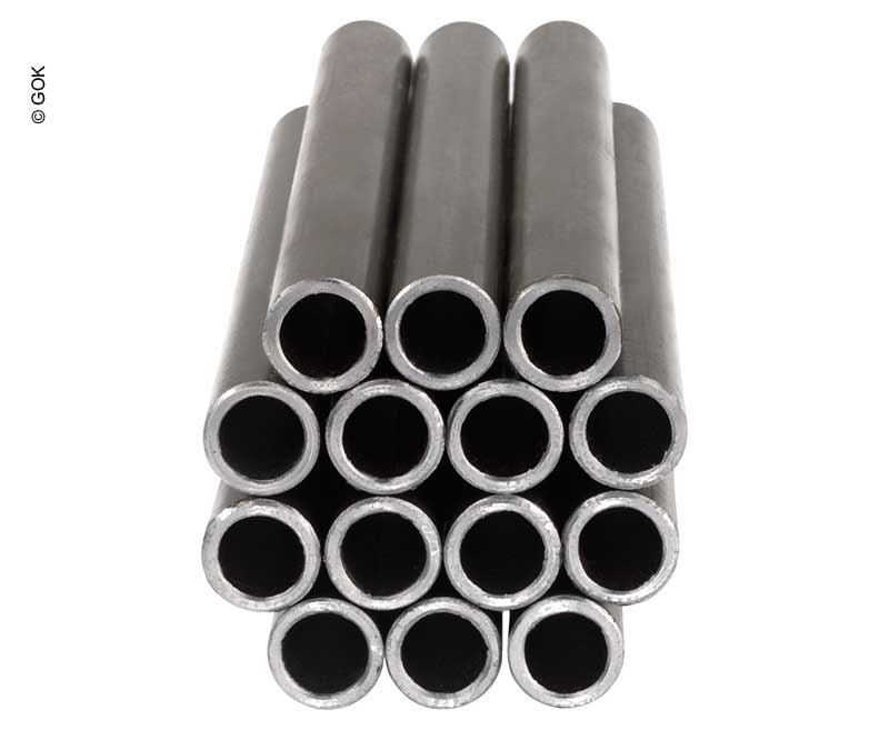 Gas pipe galvanized steel Ø 10 mm length 150 cm Gas Pipes