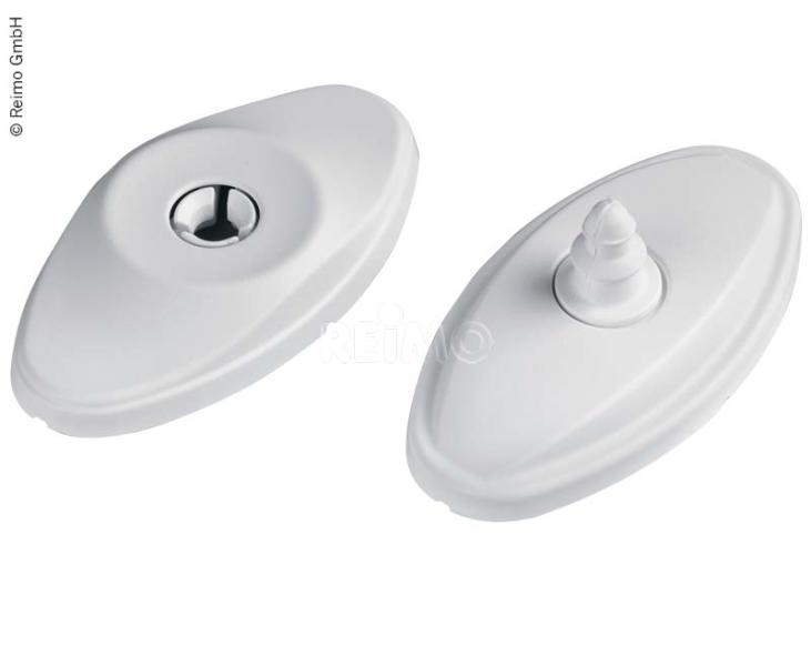 Fermo per Porta Roulotte e Camper, Interasse fori 35 mm e 48 mm