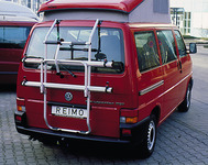 Fahrradheckträger für VW-T4 Heckklappe für 2 Fahrräder