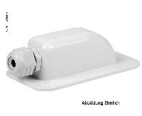 Kabeldurchführung - 1-fach - Weiß - Groß