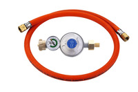 Régulateur de pression pour 50mb, avec tuyau de 85cm pour bouteille en verre Régulateur de pression pour 50mb, avec tuyau de 85cm pour bouteille en verre