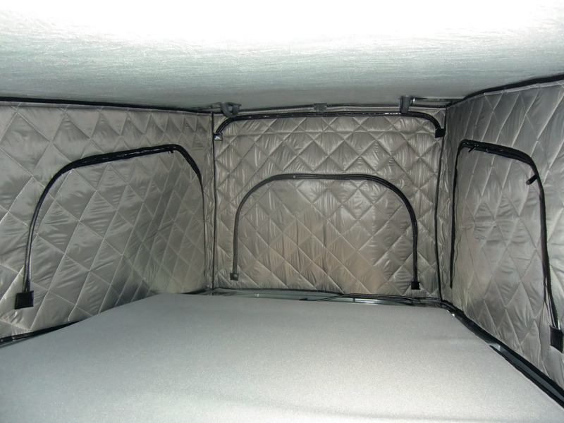 <p> Tentbalgisolatie voor slaapdak VW T6 Easyfit LR extra hoog, hoog aan de voorzijde </p>