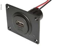 Prise USB intégrée 12-24/5V avec USB 3A