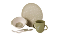 Bamboo Kids Tableware, Set 5pcs, Giraffe