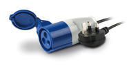 Cavo adattatore CEE con spina GB, lunghezza 0,4 m