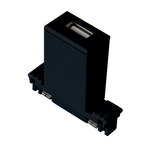 <p>USB-Port für Stromschienensystem Schwarz</p>