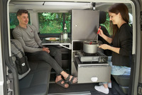 Calico kast VW T5/T6 Californië Strand Calico kast VW T5/T6 Californië Strand