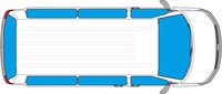 Thermomatten Isoflex für Renault Trafic II und III - Hecktür und Komplett-Set