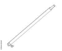 Extension rod steel 0.5m