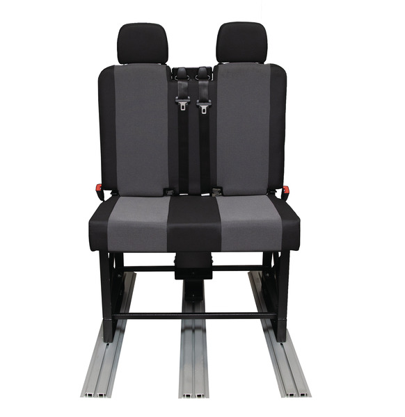 Cover for seat and backrest incl. 2 headrests Bench Seat Frame