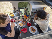 Voorvertoning: Tafelsysteem voor VW Caddy LR (vanaf 5/2020) / Ford Connect LR (vanaf 2023) Voorvertoning: Tafelsysteem voor VW Caddy LR (vanaf 5/2020) / Ford Connect LR (vanaf 2023)