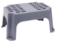 Step tread plastic grey 49x33x23cm Step tread plastic grey 49x33x23cm