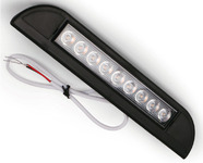 LED Außenleuchte, schwarz, IP67, 3000K, 9 LEDs, Länge: 231mm