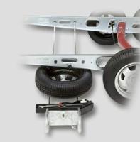 Support de roue de secours Alko EH1, type B Support de roue de secours Alko EH1, type B