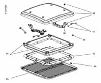 Cadre intérieur Mini Heki avec volets roulants, gris clair Cadre intérieur Mini Heki avec volets roulants, gris clair