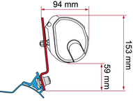 Adaptateur Fiamma pour F35 / F35Pro