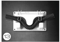 Geruchsverschluss Wandhalter für 19-25mm Schlauch Geruchsverschluss Wandhalter für 19-25mm Schlauch