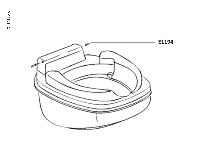 Scharnierstift weiß
