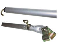 Barre de crochet de toit en aluminium, 3 pcs.