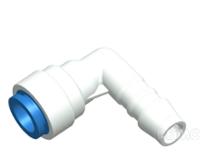 Przyłącze kątowe niebieskie dla węża wodnego 10 mm Przyłącze kątowe niebieskie dla węża wodnego 10 mm