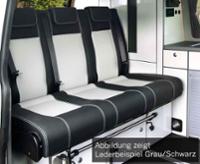 Schlafsitzbank Renault Trafic,Opel Vivaro,Fiat Talento,V3000 Gr.10 Leder 2-fbg.
