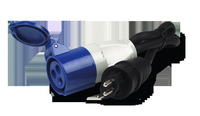 CEE-Adapterkabel mit Auslandsstecker Schweiz, 0,4m lang