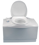 Electric Cassette Toilet C402-X - White - Left Electric Cassette Toilet C402-X - White - Left