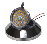 Dreh- und kippbarer Aufbauspot SMD LED 1W Chrom