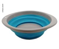 Foldable bowl Ã?23,5cm H3/10cm, grey/lime