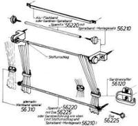 Spiralband Montage Satz hellgrau Spiralband Montage Satz hellgrau