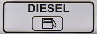 Klistermærke "Diesel" B90 x H30 mm