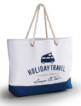 Borsa per vacanze da spiaggia da viaggio, Tela, 60x40x14cm