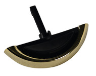 Möbelgriff gold/schwarz mit Gegenstück