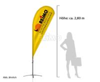 Sistema completo Reimo-Dropflag, altura 280cm Sistema completo Reimo-Dropflag, altura 280cm
