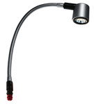 LED 12V Leseleuchte, 1W, mattsilber, 330mm, f.Zigarettenanzünder SB